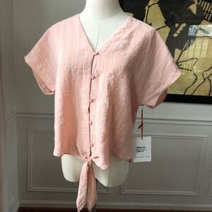 NWT The Good Jane Sweet Petals Short Sleeve Pink S